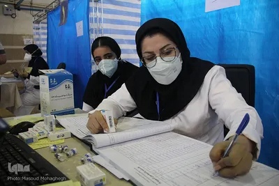 تزریق واکسن ایرانی کوو برکت در سمنان
