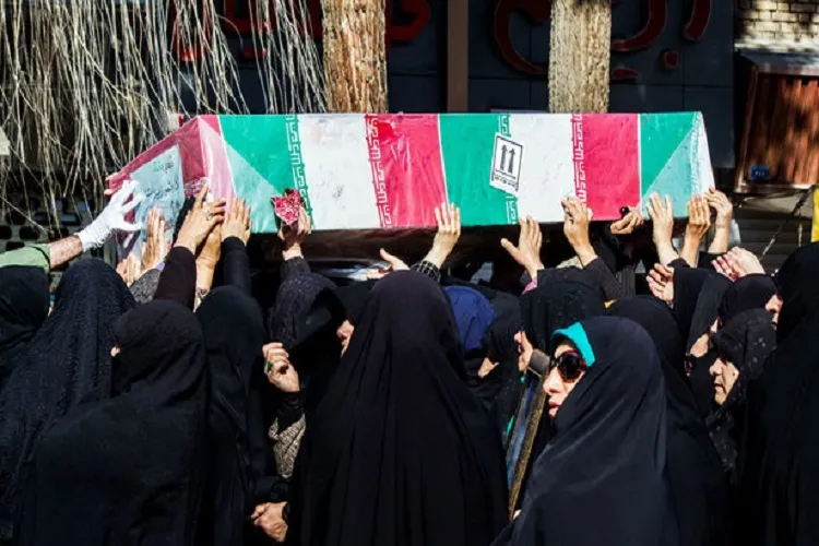 برگزاری مراسم تشییع ام‌البنین کرمان