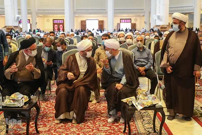 جشن شکرانه حضور در انتخابات در حرم شاهچراغ (ع)