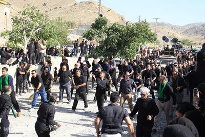 عزاداری روز عاشورا در روستای محمود آباد بیرجند