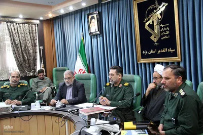 نشست خبری فرمانده سپاه الغدیر استان یزد و اعلام برنامه های دهه فجر