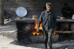پخت «حلیم در جُم ( خمره) میراثی ۳۰۰ ساله در فین
