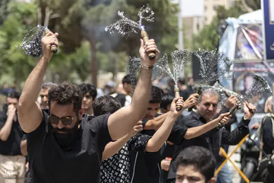 عزاداری عاشورای حسینی در کرج‎