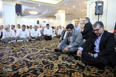 مراسم دعای کمیل زائران ایرانی در مدینه منوره