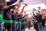 آیین عزاداری ۱۳ محرم در مسجد ملااسماعیل یزد‎