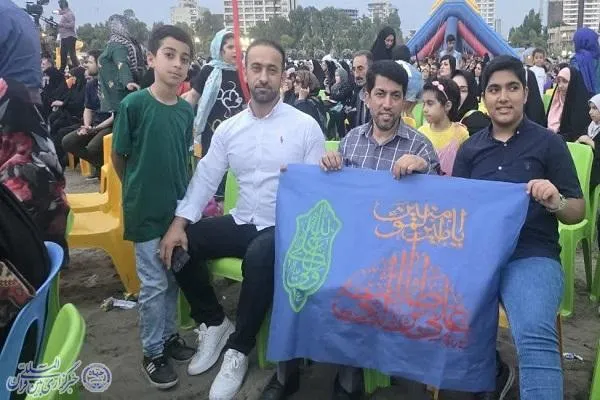 جشن بزرگ محفل قرآنی علویون در ساحل دریای بابلسر