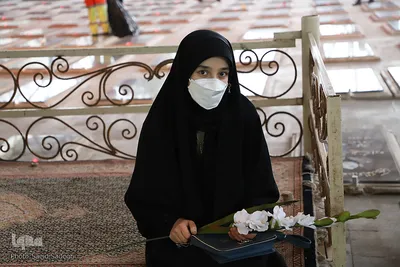عطرافشانی گلزار شهدای وادی رحمت تبریز‎‎