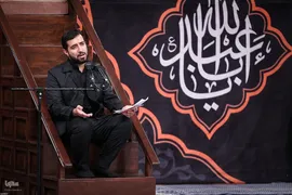 مراسم عزاداری شب تاسوعا در حسینیه امام خمینی(ره)