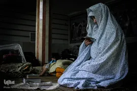 مراسم اعتکاف بانوان در مسجد باغستانی
