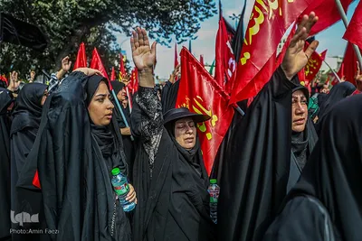 مراسم راه‍یمایی جاماندگان اربعین در شیراز