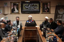نشست خبری حجت الاسلام والمسلمین مجید باباخانی، رئیس سازمان هیأت و تشکل‌های دینی کشور