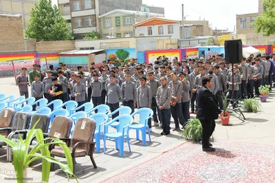 مراسم استقبال از خدام و پرچم رضوی در ملایر