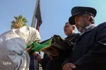 اهتزاز پرچم حرم حضرت اباعبدالله الحسین(ع) در شیراز