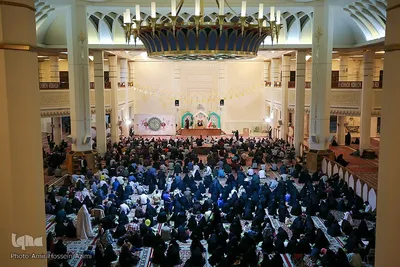 مراسم بزرگداشت آیت‌الله ربانی شیرازی در حرم مطهر