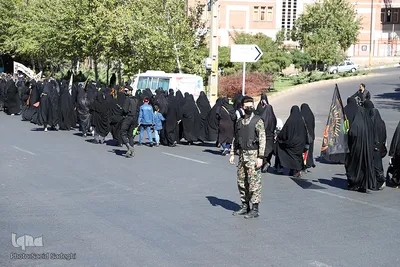 پیاده روی جا ماندگان اربعین در تبریز