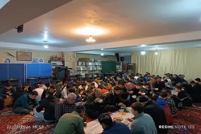 ترتیل‌خوانی قرآن در مسجد حسینی تبریز