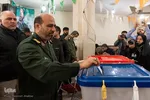 حضور مردم کرج در محل اخذ رای‎