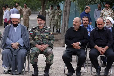مراسم وداع با پیکر مطهر سروان شهید«رضا کریمی» در تیپ ۵۵ هوابرد شیراز