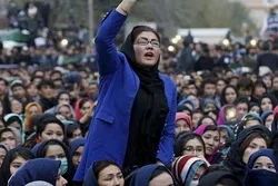 طالبان سے مذاکرات کے خلاف خواتین کا احتجاج