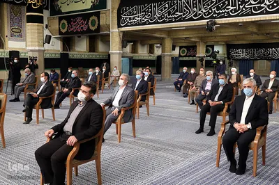 دیدار رئیس‌جمهور و اعضاء هیئت دولت با رهبر انقلاب اسلامی