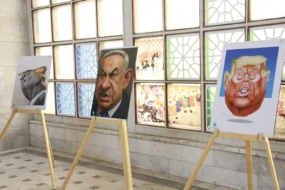 نمایشگاه جشنواره ملی کاریکاتور «ای ایران»