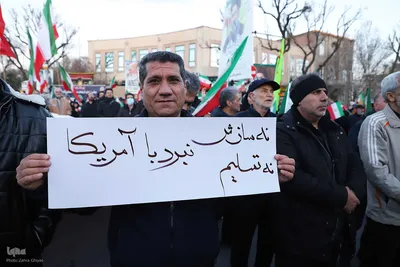 خروش مردم انقلابی تبریز علیه دشمنان اسلام در چهارشنبه آخر سال