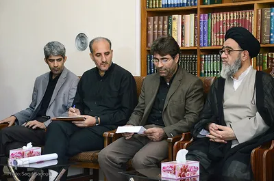 دیدار جمعی از جهادگران دانشگاهی با نماینده ولی فقیه
