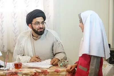 بازدید حجت‌الاسلام طباطبائی از دبستان قرآنی امام حسن مجتبی(ع) اراک