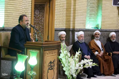 مراسم ختم همسر آیت الله سیستانی در تهران