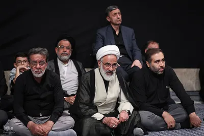 مراسم عزاداری شب تاسوعا در حسینیه امام خمینی(ره)