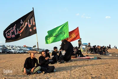 عزاداری تاسوعای حسینی در کویر «خوریان» سمنان
