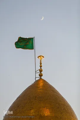 آیین تعویض پرچم سیدالکریم در شب ولادت آن حضرت