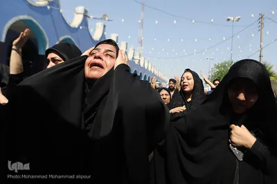 مراسم تشییع و به خاکسپاری دو شهید سرافراز ارتش در اهواز عکاس محمد محمدعلی پور