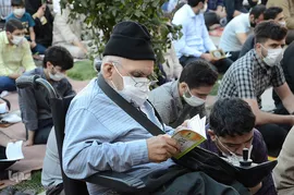 مراسم دعای عرفه در آستان مقدس حضرت سید حمزه(ع) تبریز