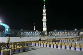 تهیه و توزیع ۱۰۰۰ بسته معیشتی بسیج دانشجویی قم