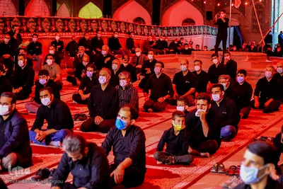 عزاداری شب پنجم محرم در زنجان‎‎