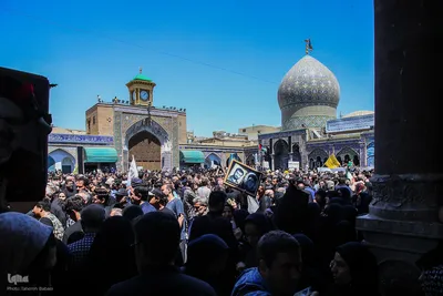 آیین تدفین و خاکسپاری پیکر شهید حسین امیرعبداللهیان
