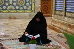 مراسم جزءخوانی قرآن در امامزاده نرمی دولت‌آباد
