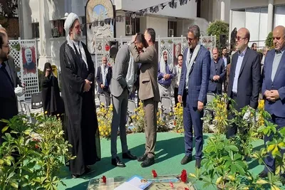 اولین سالگرد خاکسپاری شهید خوشنام و 9 شهید استانداری مازندران