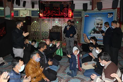 مراسم سوگواری دهه فاطمیه در معراج شهدا‎‎