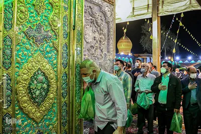 مراسم تحویل سال ۱۴۰۱  در حرم مطهر شاهچراغ (ع) شیراز‎