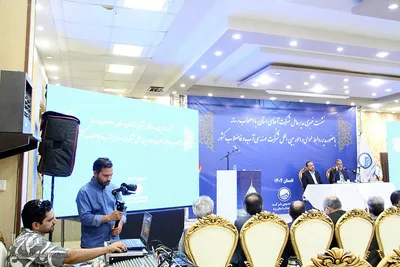 نشست خبری مدیرعامل آبفا استان یزد با همراهی مدیر روابط عمومی آبفا کشور