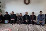 دیدار استاندار گلستان با خانواده شهید ناو دنا