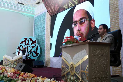 رقابت بخش روشندلان و بزرگسالان در رشته حفظ قرآن