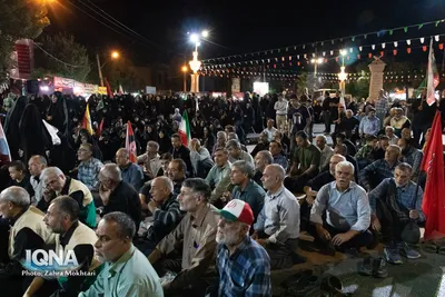 قافله عزاداری شام غریبان شهادت امام رضا(ع) در مبارکه