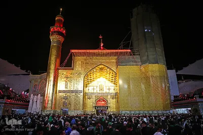 حرم مطهر اميرالمومنين علی(ع) در آستانه اربعین حسینی