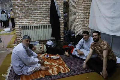 مراسم معنوی اعتکاف در تبریز
