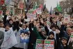 مراسم تجمع مردم اهر در سوگ رهبر شهید انقلاب
