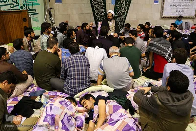 مراسم اعتکاف دانشجویی در دانشگاه تهران