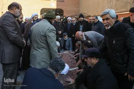 تشییع پیکر آیت‌الله حاج شیخ علی اسلامی قرائتی